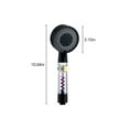 thumbnail image 3 of High-Pressure Handheld Showerhead with Turbo Spray - Best for Low Water Pressure, 5 Spray Modes, Easy Install, Anti-Clog Nozzles, 3 of 6