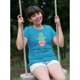 thumbnail image 2 of Bloom Where You Are Planted T-Shirt Juniors -Image by Shutterstock,  Medium, 2 of 4