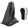 thumbnail image 2 of 5 Speed Car PU Leather Gear Shift Knob Shifting Gear Cover Shift Gear Boot For Toyota Avensis T25 MK2 II 2003-2009, 2 of 5