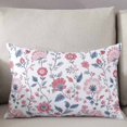 thumbnail image 3 of Cherry Blossoms Throw Pillow Cover 16 x 24 Inch Decorative Pillow Cover Pink Flower Blue Leaf Garden Wildflower Lumbar Pillowcase Seasonal Rectangle Cushion Case for Couch Sofa Bed Living Room, 3 of 7