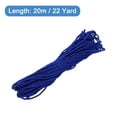 thumbnail image 2 of Uxcell Twisted Cord Trim 22 Yard 0.12 inch 3-Ply Twine Braided Rope Shiny Thread String Dark Blue, 2 of 7