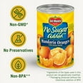 thumbnail image 2 of Del Monte No Sugar Added Mandarin Oranges Canned Fruit 15 oz (Pack of 4), 2 of 4