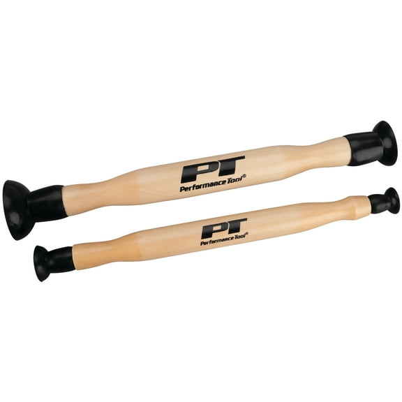 Performance Tool W86552 2-Piece Valve Lapper Set, Includes Small and Large Lappers, Hardwood Handles, Rubber Suction Cups