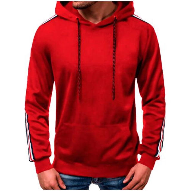 Chandail Patchwork Décontracté de Sport pour Hommes Automne et Hiver, Veste à Capuche pour Hommes