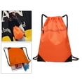 thumbnail image 3 of Bolsas gimnasio con cordón Baoblaze bolsa viajes playa 40x35 cm 15,75x13,7 naranja, 3 of 8