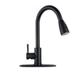 thumbnail image 2 of Kitchen Faucets Silver Single Handle Pull Out Kitchen Tap Single Hole Handle Swivel 360 Degree Water Mixer Tap Taps ,Built To Last, 2 of 7