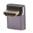 thumbnail image 3 of Adapter, HD Multimedia Interface 2.1 Adapter 8K Aluminum Alloy Right Angle High Resolution  For Laptop For Monitor, 3 of 8