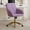 Lilac Office Chair, variant on OUGRAZ Velvet Ergonomic Home Office Desk Chair with Wheels Swivel Adjustable,Accent Chair with Soft Seat for Home Office Make-up Studying,Blue