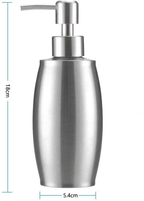 Jelly Comb Bathroom Soap Dispenser 350 ml,Foam Dish Soap Dispenser with Stainless Steel Pump,Hand Soap Dispenser for Shampoo, Lotion, Dish Soap