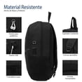 thumbnail image 2 of Mochila Antirrobo De Viaje Camping Escolar Urbana Portátil Unisex Multibolsillos Laptop Usb Impermeable De Gran Capacidad Pallpall, 2 of 7