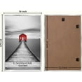 thumbnail image 7 of ELSKER&HOME 16x24 Poster Frame 3 Pack, Sliver Picture Frame for Horizontal or Vertical Wall Mounting, Sturdy and Scratch-proof, 7 of 7