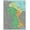 FRAMED12X18INCH(30X45CM), variant on Poster: Large regions map of guyana