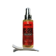 C22 Solvent Wig Glue Remover 4oz w/ White Hair Sectioning Clip Bundle Pack | Wigs Glue Adhesive Remover Spray | Front Bonding Weave Active Lace Tape Melting Spray | Bold Hold Adhesive Glue Remover