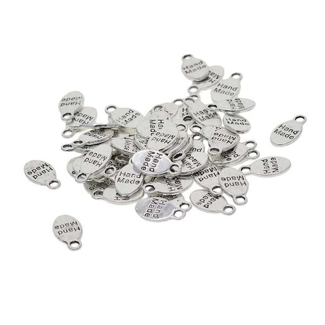 Colgantes Ovados BLESIY en Antiguas Etiquetas de Aleación Accesorios joyería