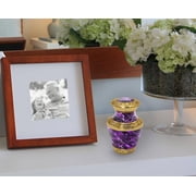 Marble Elegance Purple Urns for Cremation Ashes Large Urn XL or Small Keepsake Urns for Adult Cremation Ashes & Urns for Human Ashes for Home or Burial Cremation Urns Extra Large