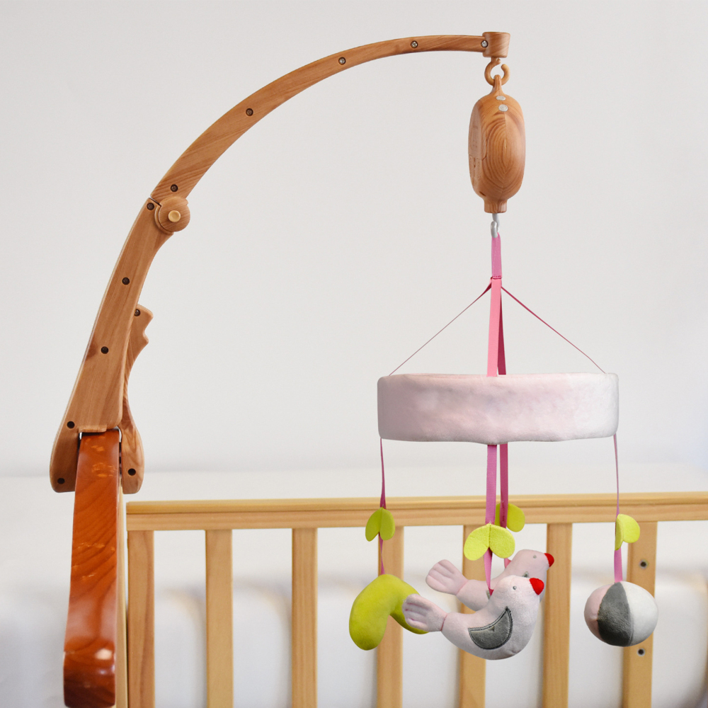 Journey Baby Bed Bell Bracket Mobile Rattles Holder Stroller Toy Hanger