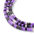 thumbnail image 3 of 10strands Handmade Czech Lampwork Beads Strands Disc Beads Purple 2.5x2mm Hole: 1mm about 224pcs/strand 15.55 inch(39.5cm), 3 of 4