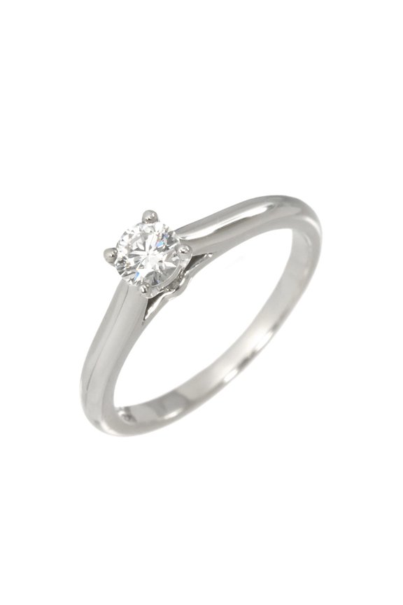 Pre-Owned Cartier 1895 Solitaire Ring #46, 0.21ct Diamond, Platinum.