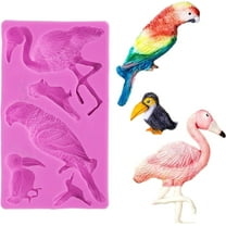 Bird Silicone Molds, Chocolate Molds Chocolate Candy Mold Cupcake Cake Decorating Tools Polymer Clay Mold - Send Goods From Local Warehous