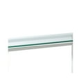 thumbnail image 3 of Benzara BM207891 Sofa Table with Rectangular Glass Top & Acrylic Block Legs, Silver, 3 of 9