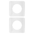 thumbnail image 4 of Shangren 2Pcs Door Reinforcement Plate Fixing Filler Cover Plate Door Handle Fixing Plate White, 4 of 8