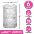 thumbnail image 2 of Juego de vasos Highball Cosnou, tamaño grande, 450 ml, 6 unidades, 2 of 7