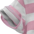 thumbnail image 6 of YunPes Unisex-Baby Organic Tee Kids Striped Cotton T-Shirt Casual Crewneck Short Sleeve Boy Girls Summer Tee Top Toddler Undershirt, 6 of 7