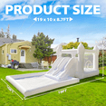 thumbnail image 2 of Connsann 19ft Inflatable Slide and Bouncer with Double Slide, Ball Pool, and Air Blower, 2 of 7