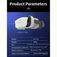 thumbnail image 2 of G12VR Virtual Reality 3D Glasses for Mobile, Compatible with 4.7-6.2 Inch iPhone & Android Phones, No Battery/Electronics, for VR Games & 3D Movies, Ergonomic Design, 2 of 6