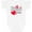 AA-White, variant on Inktastic My First Valentines Day Red Hearts Boys or Girls Baby Bodysuit