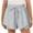 Gray, variant on Girls Solid Athletic Shorts Elastic Waist Flowy Shorts Gonig out Outdoor Shorts Ruffle Hem Shorts High Waisted Dressy Shorts Girl Athletic Shorts