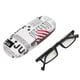 thumbnail image 1 of Lentes transparentes antifatiga para personas mayores, gafas de lectura unisex antiluz azul (+200, negras), 1 of 8