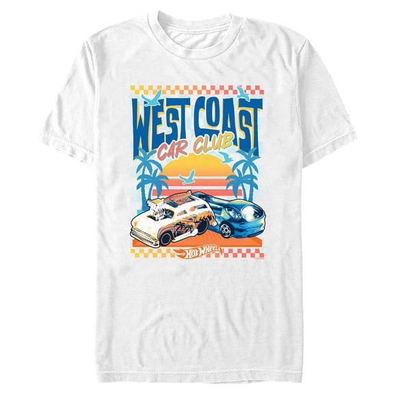 Mens Hot Wheels West Coast Car Club T Shirt