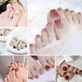 thumbnail image 2 of YKHMYB 24 Piezas Por Caja De Uñas Portátiles , Postizas , Juego Con Pegamento , Cuidado Extensión Desmontables , Arte , De Jalea Y Tira De Contusión Gao Jiahui unisex, 2 of 2