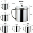 thumbnail image 3 of AFQH Stackable Camping Coffee Cups with Handle,Insulated Stainless Steel Double Wall Coffee Mugs with Rack,Summer Espresso Tea Water Cups for Outdoor Home Office Kitchen, 3 of 11