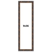 9x36 Frame Gold Real Wood Picture Frame Width 1.5 inches | Interior Frame Depth 0.5 inches |