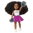 thumbnail image 5 of HBCyoU Cheer Captain Alyssa 18-inch Doll & Accessories, Curly Hair, Medium Brown Skin Tone, 5 of 13