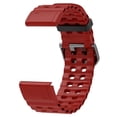 thumbnail image 3 of 22mm Silicone Strap for Garmin Fenix 8 47mm Fenix E 47mm Quatix 7 Pro Multiple Holes Watchband - Gre, 3 of 5