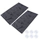 thumbnail image 1 of Juego de 2 cortinas retráctiles universales para coche, parasoles enrollables para ventanas y persianas (negro), 1 of 5