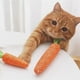 thumbnail image 2 of Cat Toys Sound Carrot Cuddle-Cat Stick Cat Teething Stick, 2 of 5