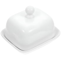 ACDANC Ceramic Butter Dish with Lid Cheese Butter Dish Household Cheese Box Kitchen Butter Dish