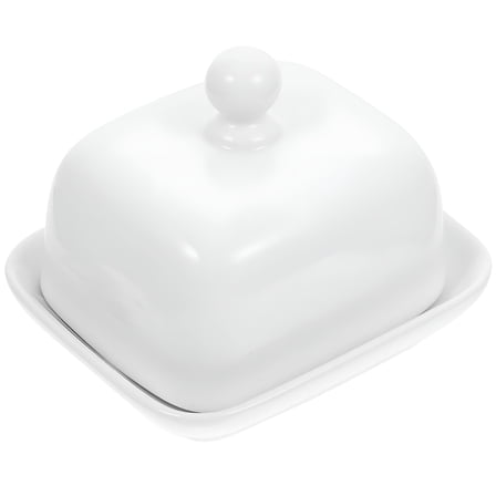 ACDANC Ceramic Butter Dish with Lid Cheese Butter Dish Household Cheese Box Kitchen Butter Dish