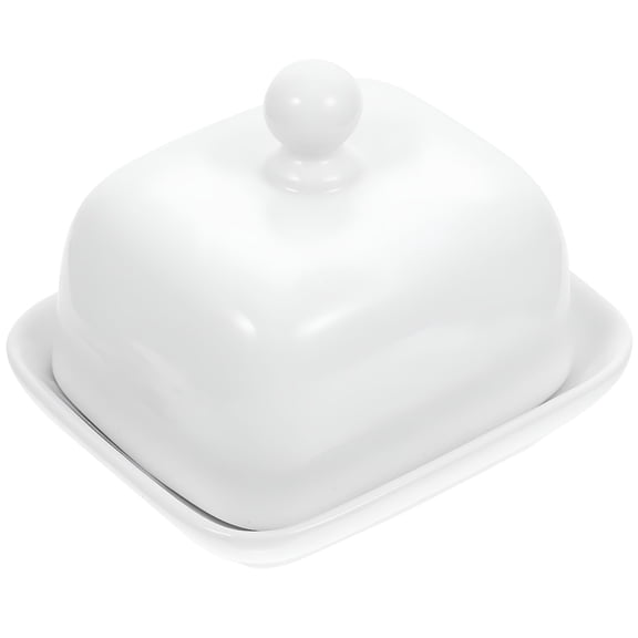 ACDANC Ceramic Butter Dish with Lid Cheese Butter Dish Household Cheese Box Kitchen Butter Dish