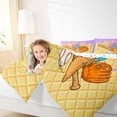thumbnail image 5 of Erosebridal Pastel Ice Cream Baseball Bat Print Twin Bedding Sets, Cute Sports Bedding Comforter Set for Kids Boys and Girls, Colorful Stars Reversible 7-Piece, 5 of 6