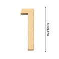 thumbnail image 2 of Wzzjkit Self-adhesive House Numbers, Acrylic House Number for Outside, Modern House Numbers, Mailbox Number, Car Number, Garden Door Address Numbers for House, 2 of 4