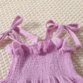 thumbnail image 4 of TOWED22 Girls Baby Adorable 2 Piece Summer Clothes Tank Top Sleeveless Tee and Shorts Sweet Sets Lovely(Purple,9-12 M), 4 of 6