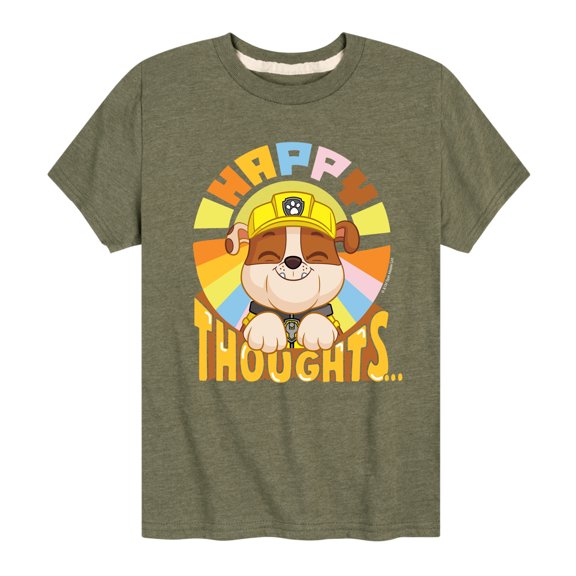 Paw Patrol - Happy Thoughts - Toddler And Youth Short Sleeve Graphic T-Shirt