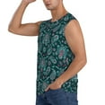 thumbnail image 3 of Pofeuu Vintage Floral Print Men's Muscle T-Shirt, Sleeveless, Muscle Tank, Classic Muscle Tee Top For Men Casual Sleeveless Muscle T-Shirt Trendy Clothes-XX-Large, 3 of 7