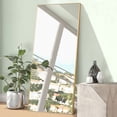 thumbnail image 3 of NeuType Full Length Mirror Floor Rectangle Gold 65"x22", 3 of 9