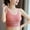 Pink, variant on Jacenvly Sports Bras for Women No Underwire Stretchable Solid Beautiful-Back Bra Women Bras Pack Breathable Soft Comfortable Beautiful Back U-Shaped Sling Yoga Vest Wrapped Underwear